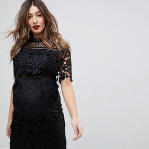 Black ASOS Maternity Dress
